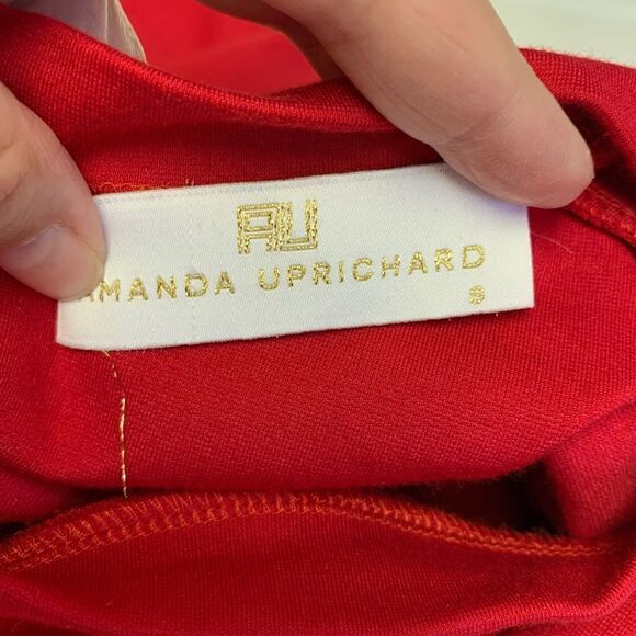 Amanda Uprichard Red Minka Dress Size S - Picture 7 of 10